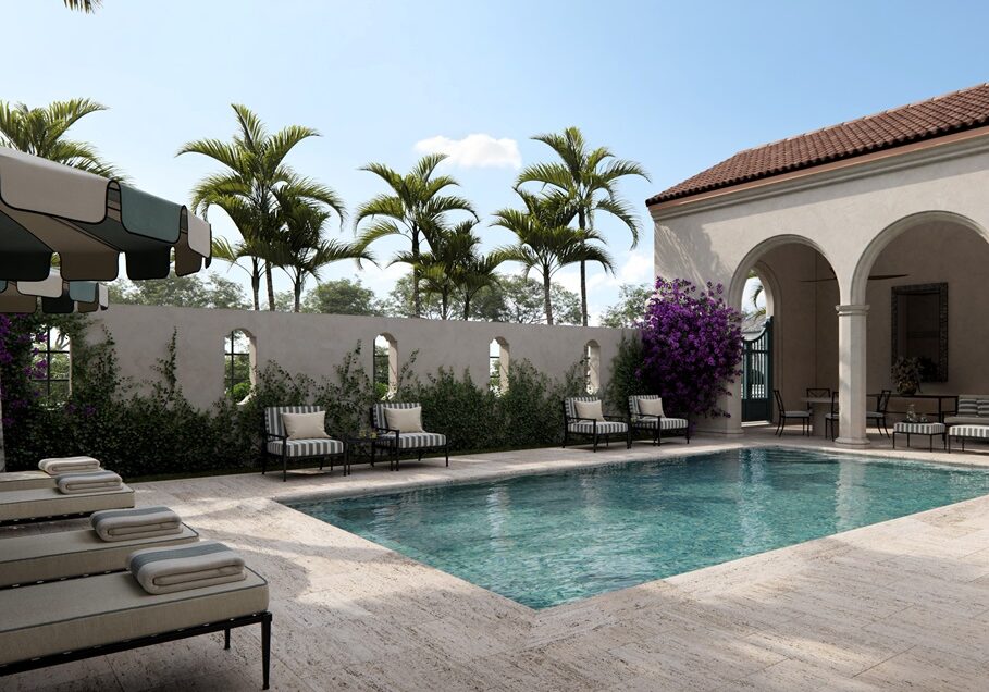 pool, the village at coral gable, coral gables, miami