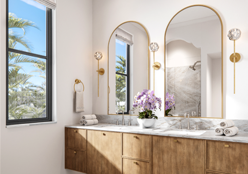 bathroom, lofts the village at coral gable, coral gables, miami