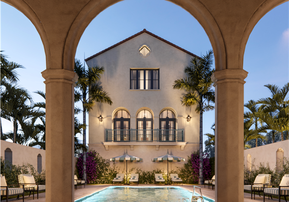 pool, lofts the village at coral gable, coral gables, miami